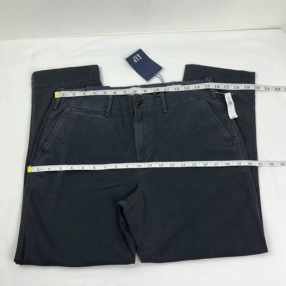 Gap‎ New Women’s 8 High Rise Straight Khaki Ankle Pant - Picture 8 of 10